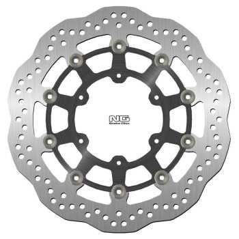 discos de freno moto - Disco de freno flotante con núcleo de aluminio NG 1214XG