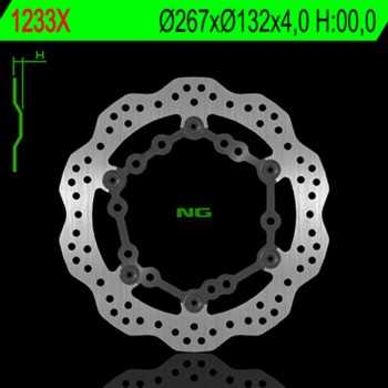 discos de freno moto - Disco de freno ondulado NG 1233X