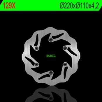 discos de freno moto - Disco de freno ondulado NG 129X