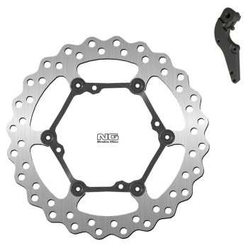 discos de freno moto - Disco de freno kit ondulado NG 1326XK17