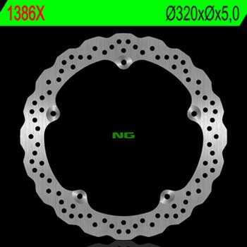 discos de freno moto - Disco de freno ondulado NG 1386X