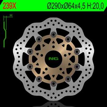 discos de freno moto - Disco de freno NG 239X
