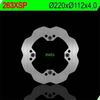 discos de freno moto - Disco de freno ondulado sin ventilaciones NG 263XSP