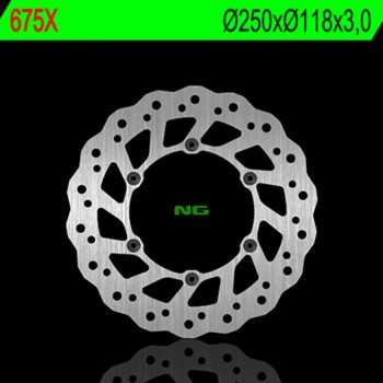 discos de freno moto - Disco de freno ondulado NG 675X