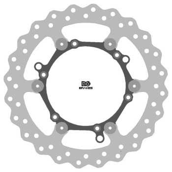 discos de freno moto - Disco de freno NG BRAKES ondulado fijo | NG 1254X