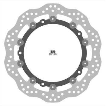 discos de freno moto - Disco de freno NG BRAKES ondulado flotante | NG 2313XG