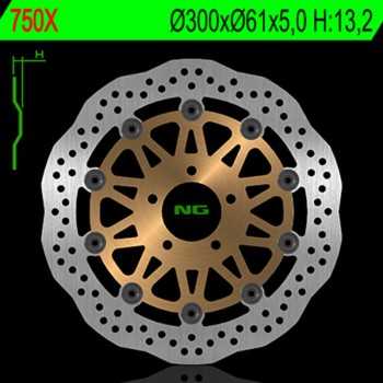 discos de freno moto - Disco de freno ondulado NG 750X