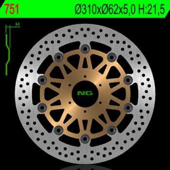 discos de freno moto - Disco de freno NG 751