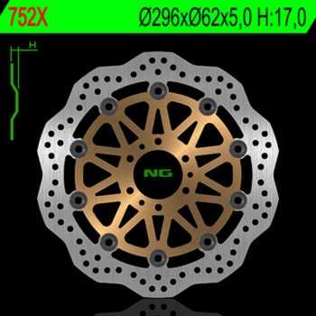 discos de freno moto - Disco de freno ondulado NG 752X