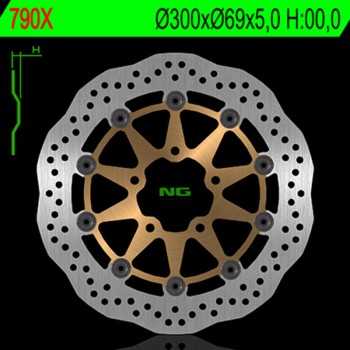 discos de freno moto - Disco de freno ondulado NG 790X