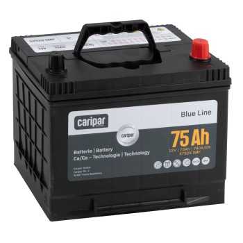 baterias de coche - Batería 75Ah 740A (+D) 269 x 173 x 218 - CARIPAR Blue Line Asia 57529