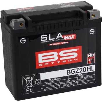 baterias de moto - Batería BS BATTERY SLA Max sin mantenimiento activada en fábrica - BGZ20HL