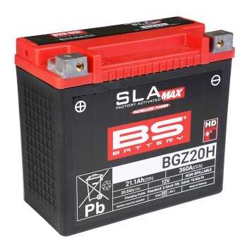 baterias de moto - Batería BS BATTERY SLA Max sin mantenimiento activada en fábrica - BGZ20H