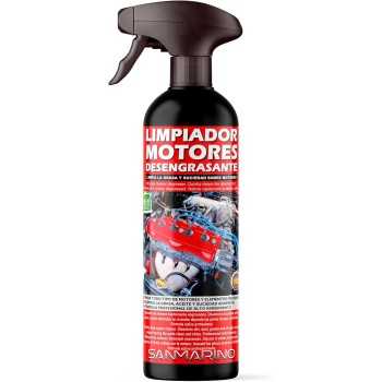 limpieza exterior del motor y sistema de carburacion - Limpiador de motores con pistola 500ml | Sanmarino