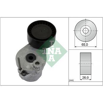 rodillo tensor correa nervada - Brazo tensor, correa poli V INA 534 0693 10