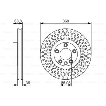 discos de freno coche - (BD1720) Disco de freno BOSCH 0986479A33