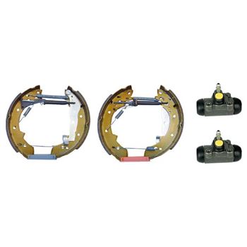 forro zapata de freno - Kit de frenos premontados traseros BREMBO K79001