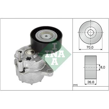 rodillo tensor correa nervada - Brazo tensor, correa poli V INA 534 0481 10