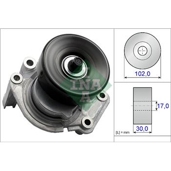 rodillo tensor correa nervada - Brazo tensor, correa poli V INA 534 0350 10