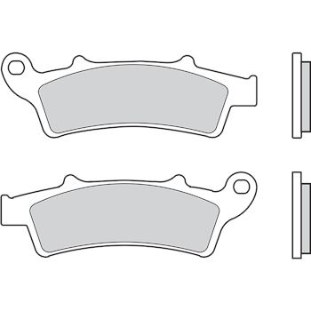 pastillas de freno moto - Pastillas de freno sinterizadas BREMBO 07045XS