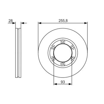 discos de freno coche - (BD1772) Disco de freno BOSCH 0986479R37