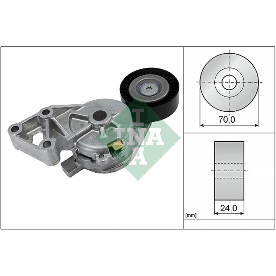 Brazo tensor, correa poli V INA 534 0132 30. Precio: 30,84€. 