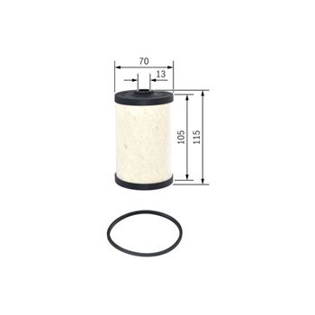 filtro de combustible coche - (N9359) Filtro de combustible BOSCH 1457429359