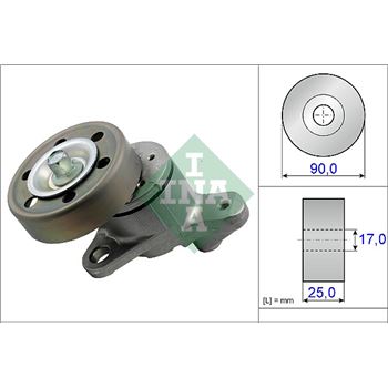 rodillo tensor correa nervada - Brazo tensor, correa poli V INA 534 0437 10