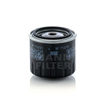 filtro de aceite coche - Filtro de aceite MANN W 712/31