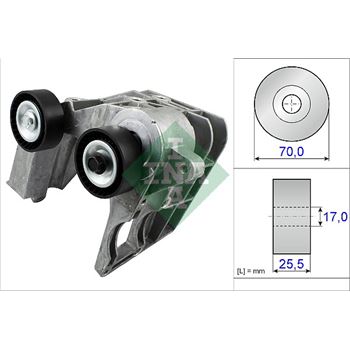 rodillo tensor correa nervada - Brazo tensor, correa poli V INA 534 0467 10