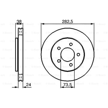 discos de freno coche - (BD880) Disco de freno BOSCH 0986478983