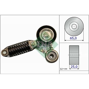 rodillo tensor correa nervada - Brazo tensor, correa poli V INA 534 0314 10