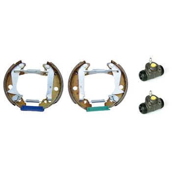 forro zapata de freno - Kit de frenos premontados traseros BREMBO K61022