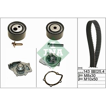 kit de distribucion - Kit de distribución con bomba de agua INA 530 0447 30
