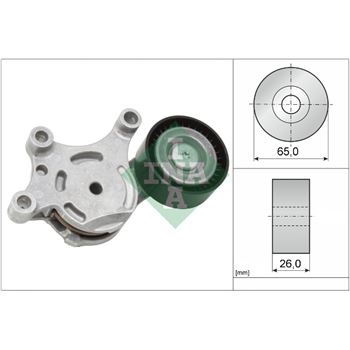 rodillo tensor correa nervada - Brazo tensor, correa poli V INA 534 0075 20