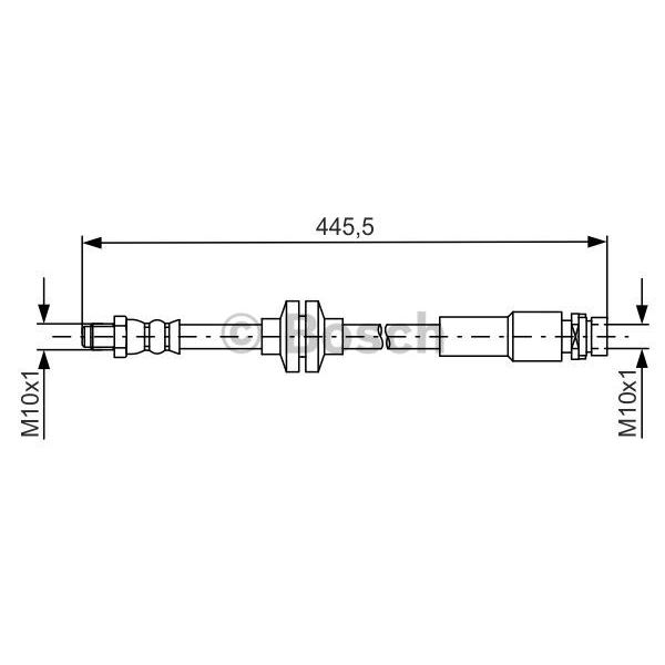 tubos flexibles de frenos - 1987481668LIFRWHCO00MM