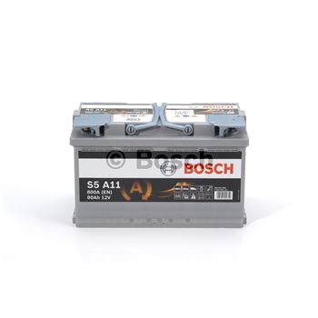 baterias de coche - (S5A11) Batería Stop-Start AGM Bosch 80Ah/800A | BOSCH 0092S5A110