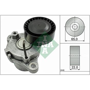 rodillo tensor correa nervada - Brazo tensor, correa poli V INA 534 0550 10