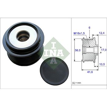 piezas sistema electrico - Rueda libre alternador INA 535 0210 10