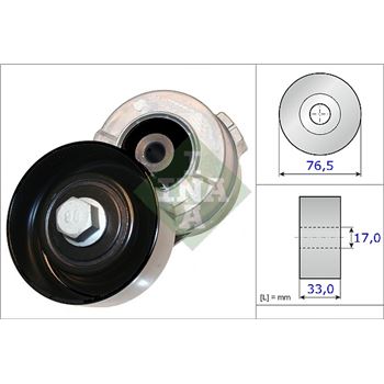 rodillo tensor correa nervada - Brazo tensor, correa poli V INA 534 0341 10