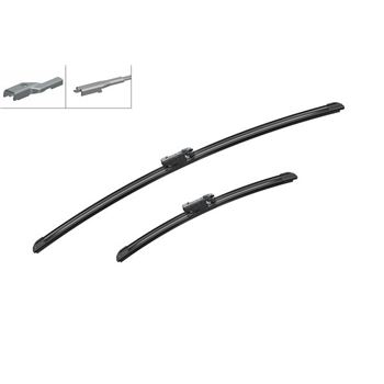 escobillas limpiaparabrisas - (AM466S) Juego de escobillas Aerotwin Multiclip BOSCH 3397007466