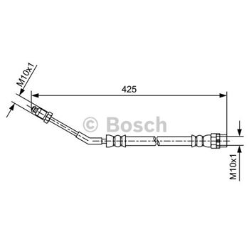 tubos flexibles de frenos - Tubo flexible de frenos BOSCH 1987481579