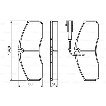 pastillas de freno coche - (BP1190) Pastilla de freno BOSCH 0986494278
