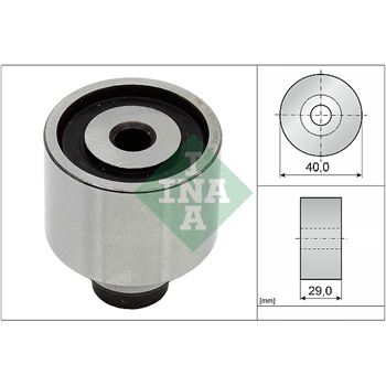 rodillo tensor correa nervada - Polea inversión/guía, correa distribución INA 532 0623 10