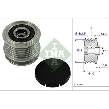 piezas sistema electrico - Rueda libre alternador INA 535 0010 10