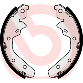 forro zapata de freno - Juego de 4 zapatas de freno BREMBO S11502