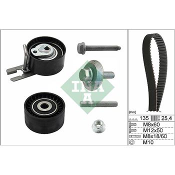 kit de distribucion - Kit de distribución INA 530 0369 10
