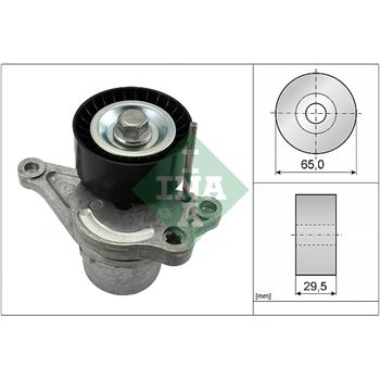 rodillo tensor correa nervada - Brazo tensor, correa poli V INA 534 0281 10