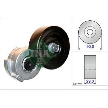 rodillo tensor correa nervada - Brazo tensor, correa poli V INA 534 0421 10