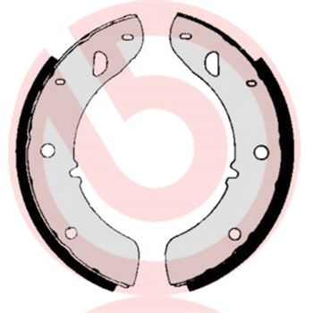 forro zapata de freno - Juego de 4 zapatas de freno BREMBO S23557